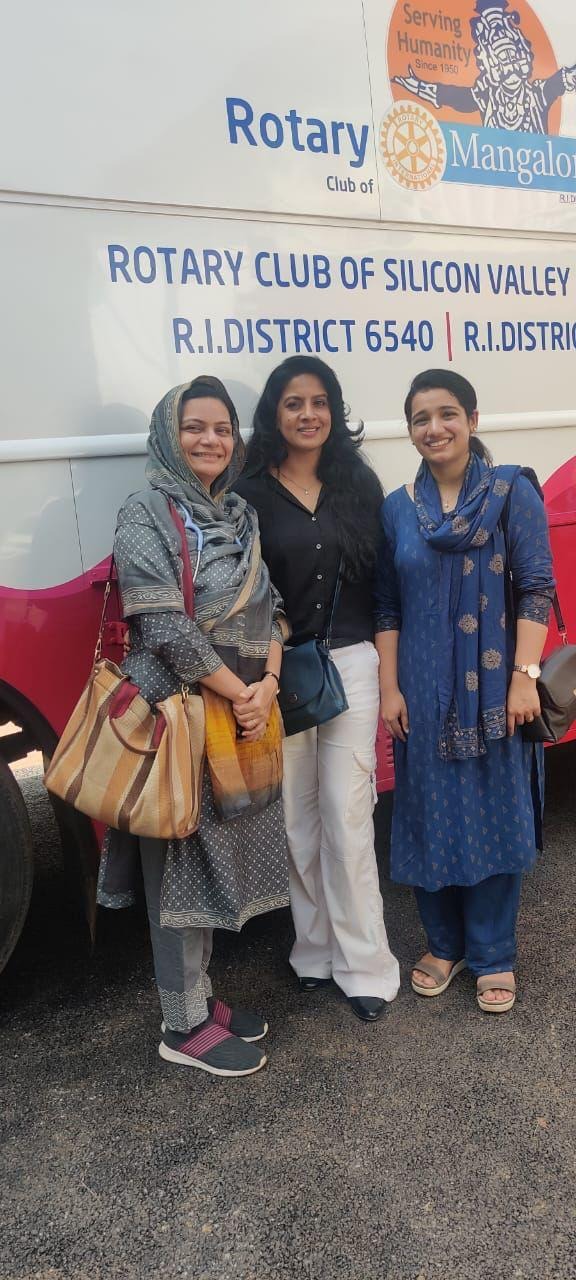 Dr. Mariam Anjum — Rotary Club Outreach Visit — Yenepoya University